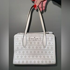 Kate Spade White Tote Bag